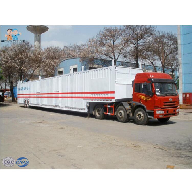 The Semi-trailer Has A Low Bearing Surface, And The Center Of Gravity Is Low When The Cargo Is Fully Loaded, And The Lateral Stability Is Good In Driving.