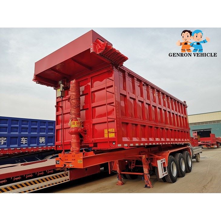3 Axles Rear Dumping Semi Trailer