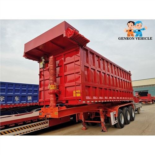 3 Axles Rear Dumping Semi Trailer