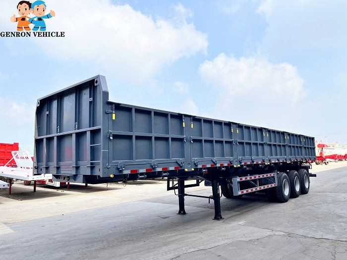 Genron Side Tipper Was Finished Production Then Delivered To Zambia